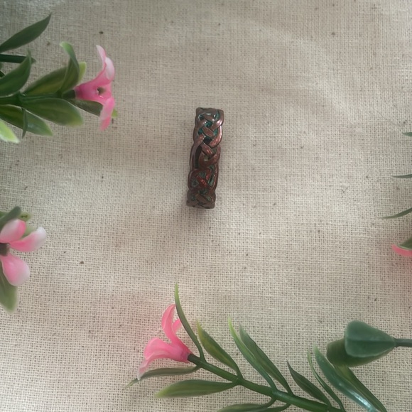 Vintage Copper Braided Ring, Size 7.5 - Picture 8 of 8